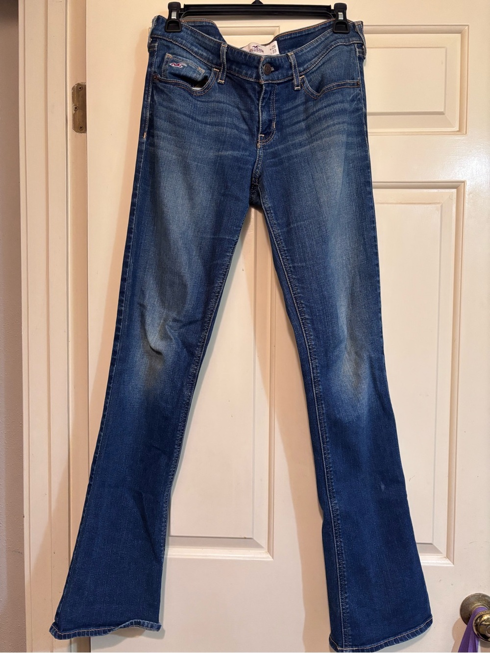 Hollister Women’s Blue Denim Bootcut Jeans